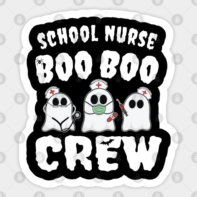 School Nurse BOO BOO Crew Sticker by Duds4Fun